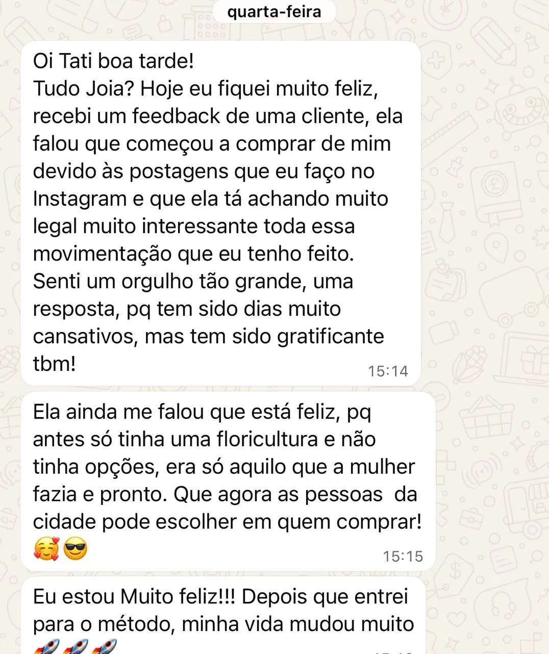 Depoimento de Aluna Método FQL